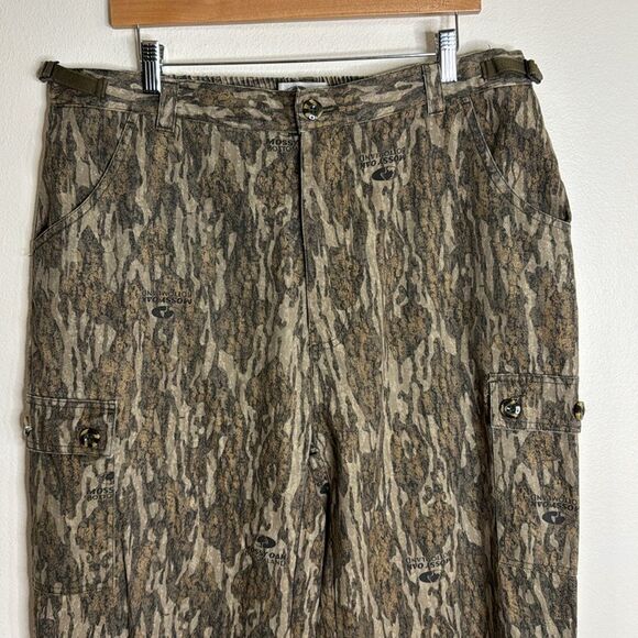 Mossy oak cotton mill II hunt pants outdoors hunting camo pant size XL - Picture 2 of 11